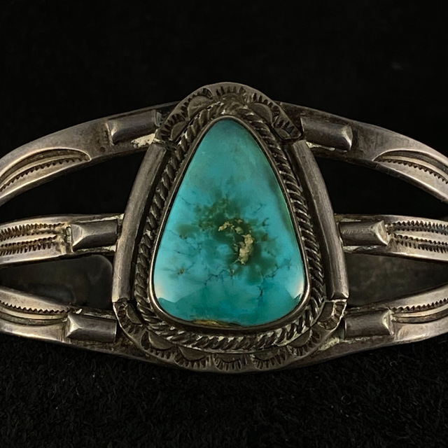 ブルージェム ビンテージバングル267 | ターコイズ・メンズシルバー