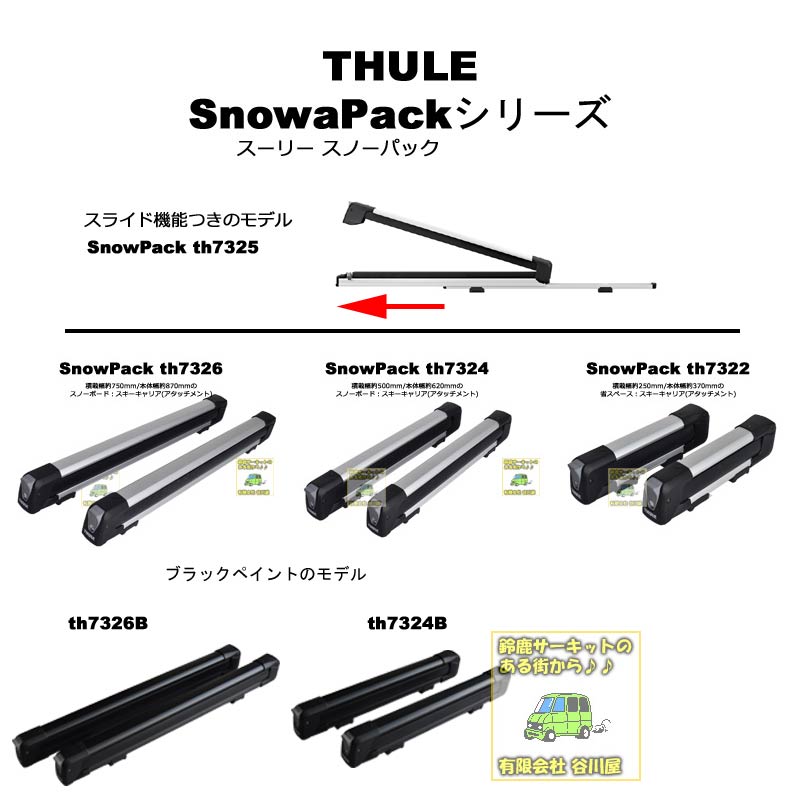 THULE SnowPack スーリースノーパック | skicarrier.jp/スキーキャリア