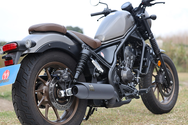 HONDA / 23~レブル250/S Edition（8BK-MC49）POWERBOXサイレンサー