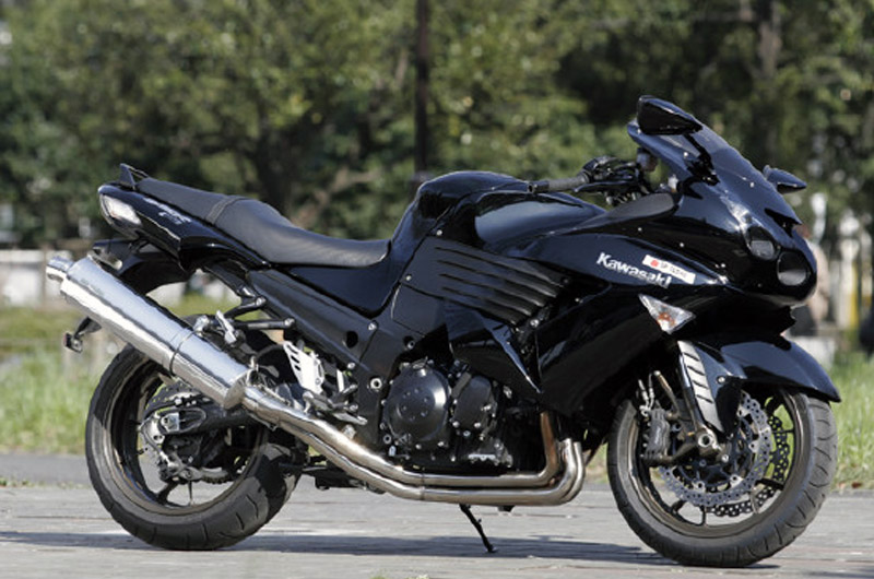 たおる なお なおち Kawasaki ZX-14R OHLINS Edition CandyGold & Black