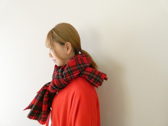 R&D.M.Co-(オールドマンズテーラー) WOOL TARTAN CHECK MUFFLER
