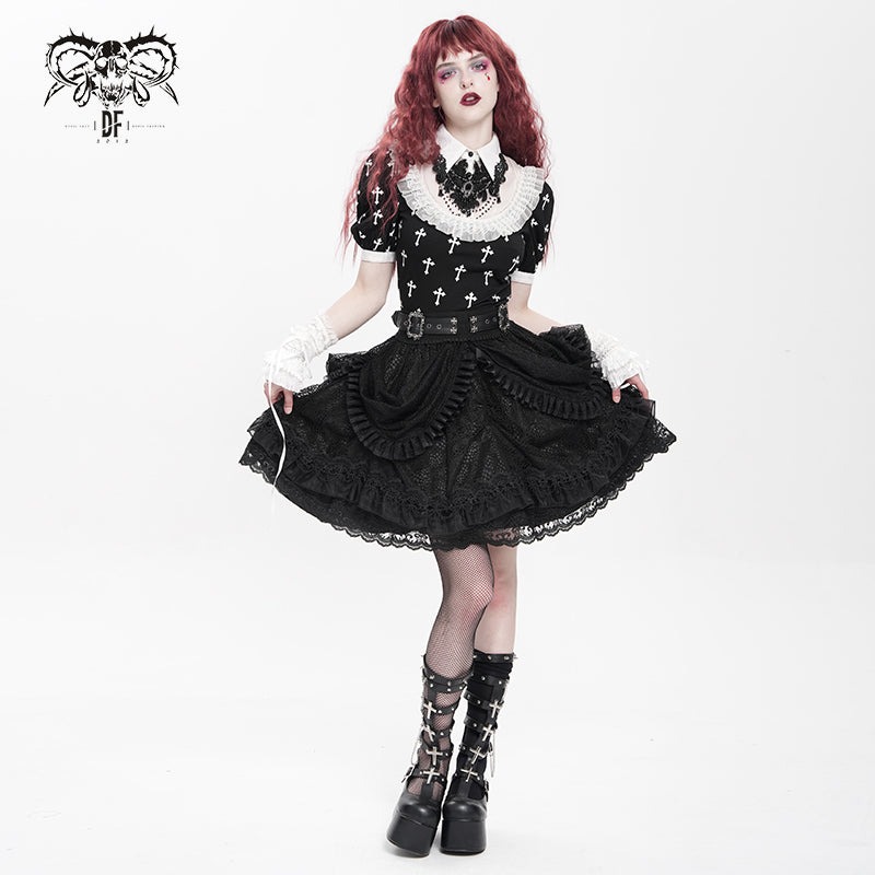 Gothic Lolita short puffy skirt / スカート【Devil Fashion
