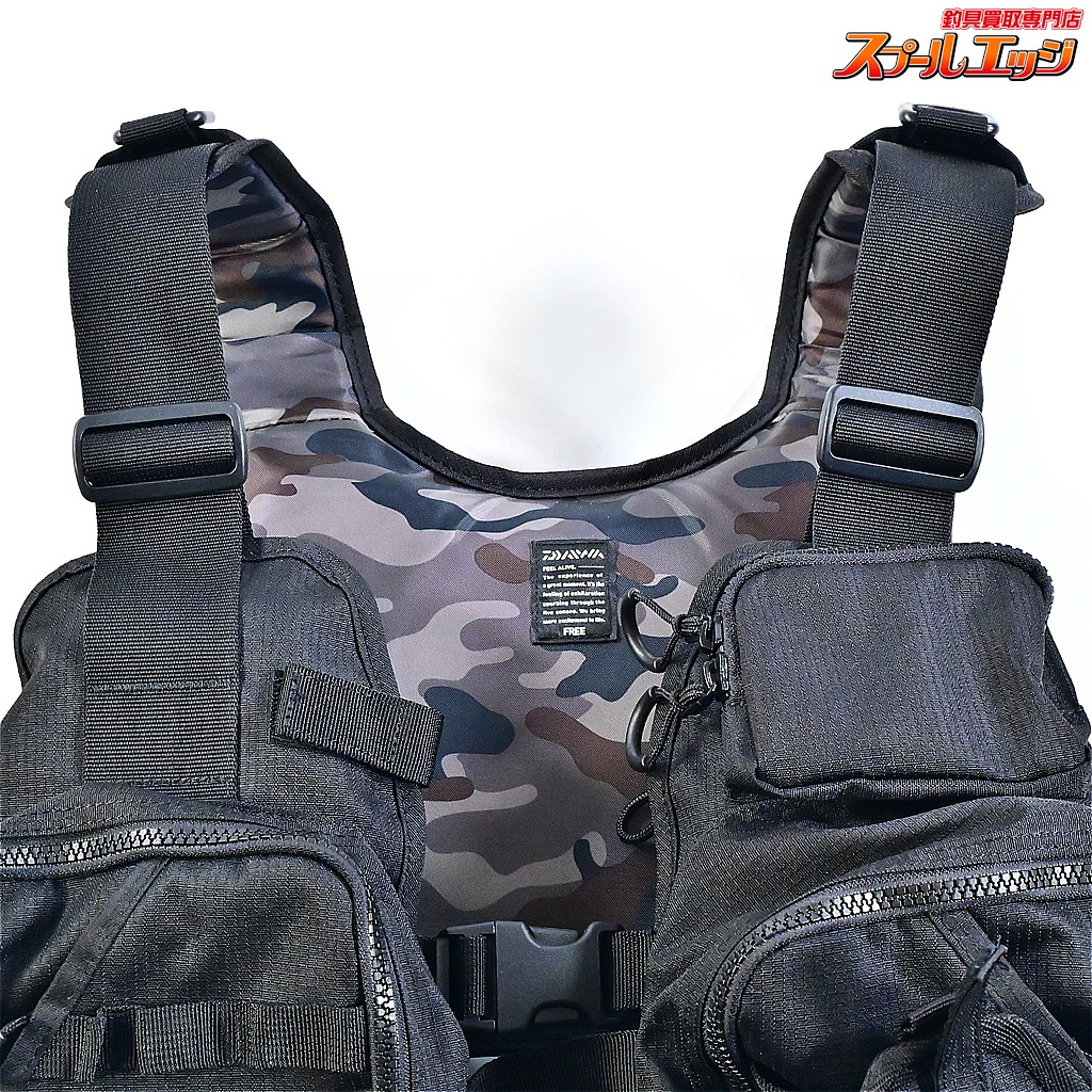 ダイワ】 フロートゲームベスト DF-6206 ブラック フリー