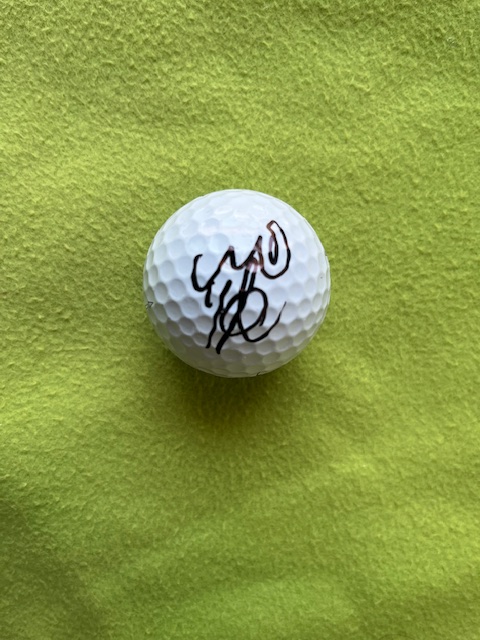 竹田麗央プロ2024賞金嬢王直筆サインTitleist1ゴルフボール ボール