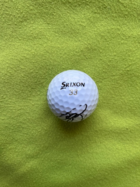 Srixonゴルフボール勝みなみさんオウンネーム1ダースサインボール付 勝