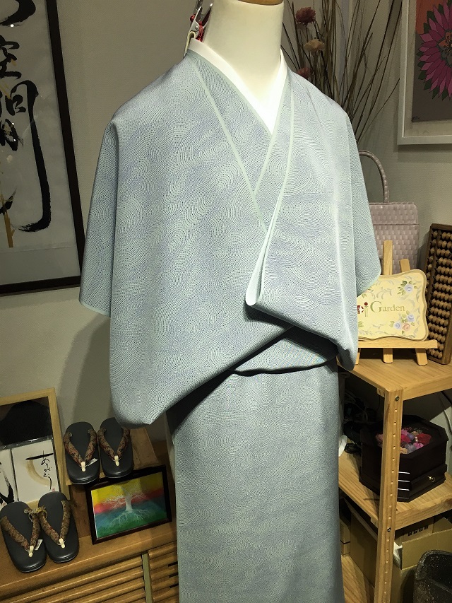 伊勢型小紋 六谷梅軒 鳴門の渦潮 和服・和装小物の通販・お洒落で格安