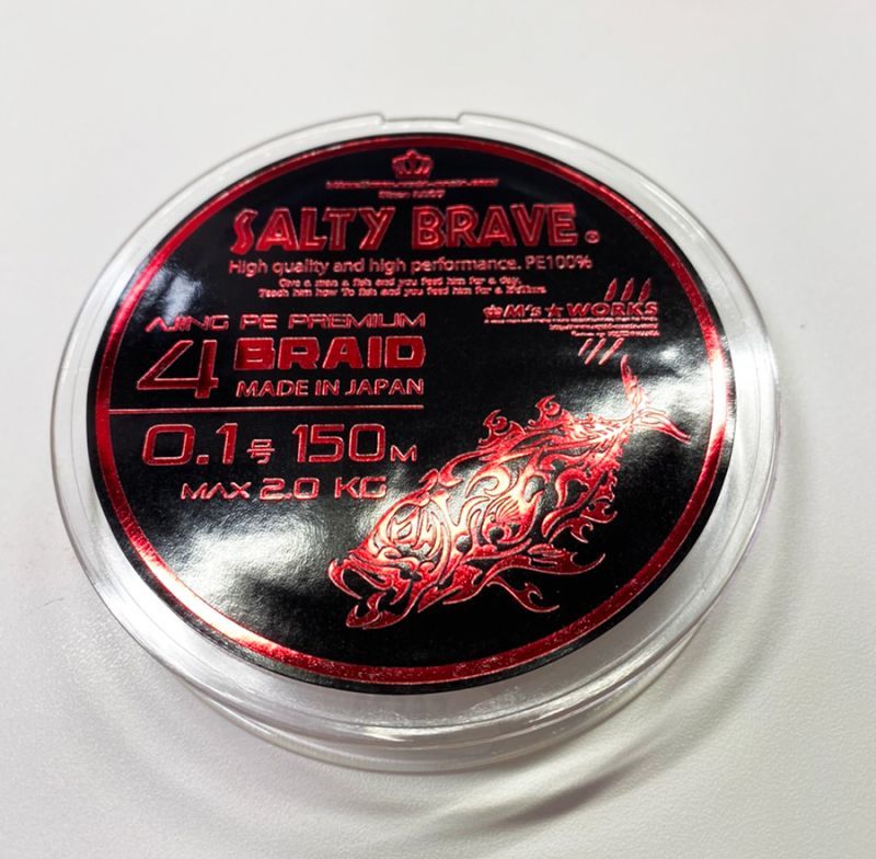 AJING PE Jewel white 0.1号 100m150mが初入荷！