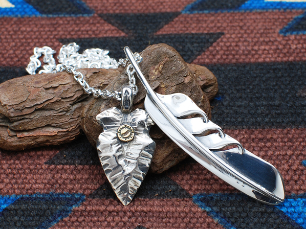 ARROW HEAD w/K18 GOLD INGOT/NATIVE SPIRIT（ネイティブスピリット