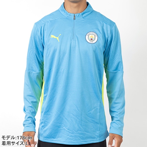 24-25 マンチェスター・シティ トレーニング1/4ジップトップ／サッカー