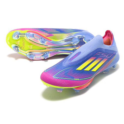 F50 サッカーシューズ 紫/緑 インソール付き エリートHGAG F50