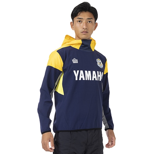 ジュビロ磐田 応援グッズ 裏付きウーブンパーカー ホワイト XXL