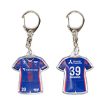 2025 FC東京 ユニフォーム型PVCキーホルダー #18 橋本 拳人／サッカー