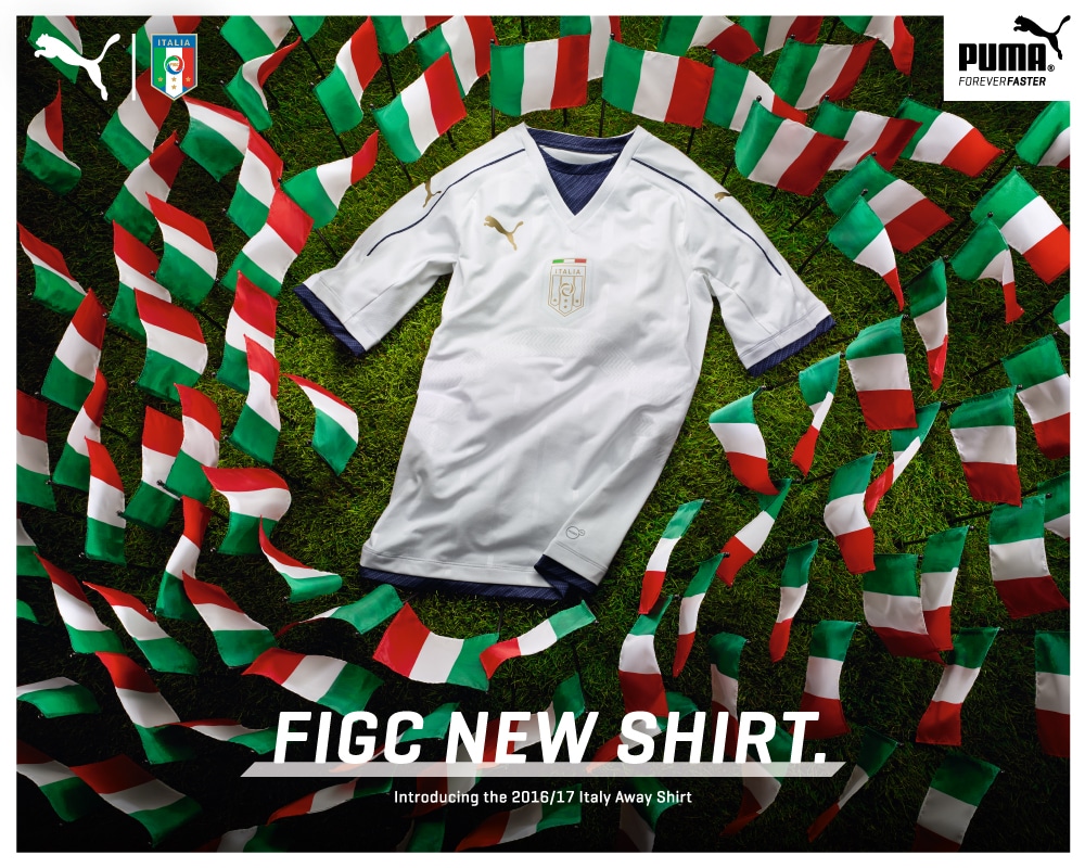 プーマ”イタリア代表”2016 モデル アウェイ ユニフォーム ｜サッカー