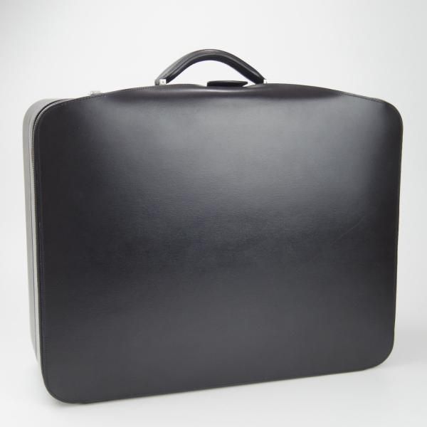 美品☆カルティエ/Cartier【貴重☆レザー/トランクケース(中型)/黒