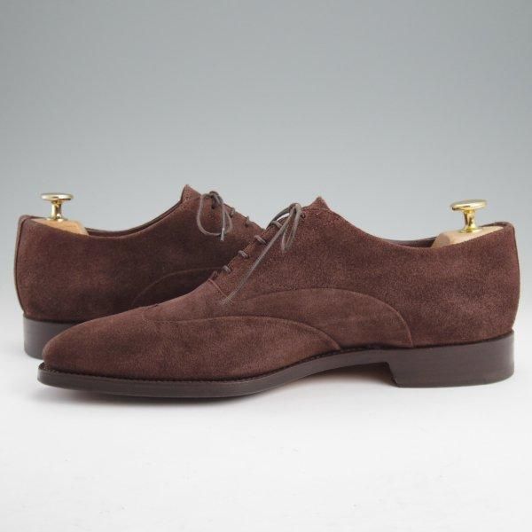 サントーニ/スエード/ブラインドブローグ☆m236｜高級中古革靴店studio