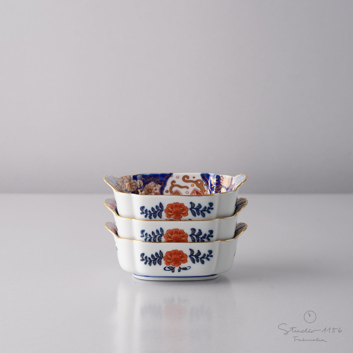 有田焼 染錦金彩 松竹梅鶴絵 小付 9.5cm 其泉窯の通販｜Studio1156