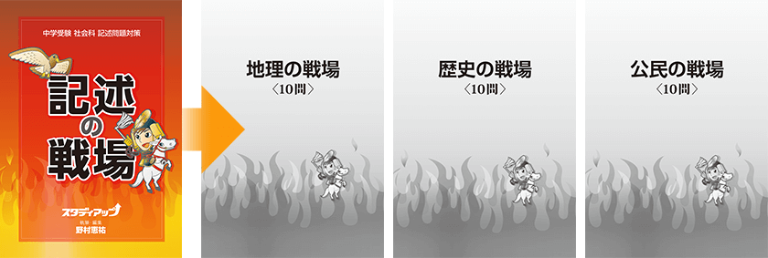 公式】記述の戦場 -中学受験 社会の記述問題CD教材-｜中学受験 社会