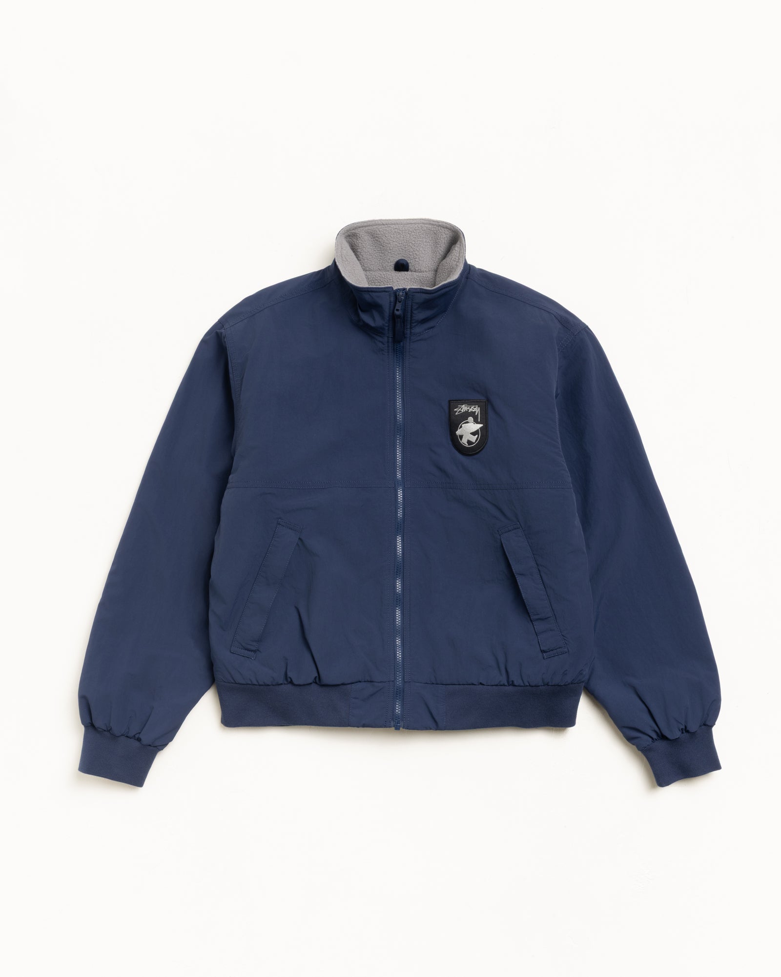 Polar Fleece Lined Jacket – Navy | Outerwear | Stüssy