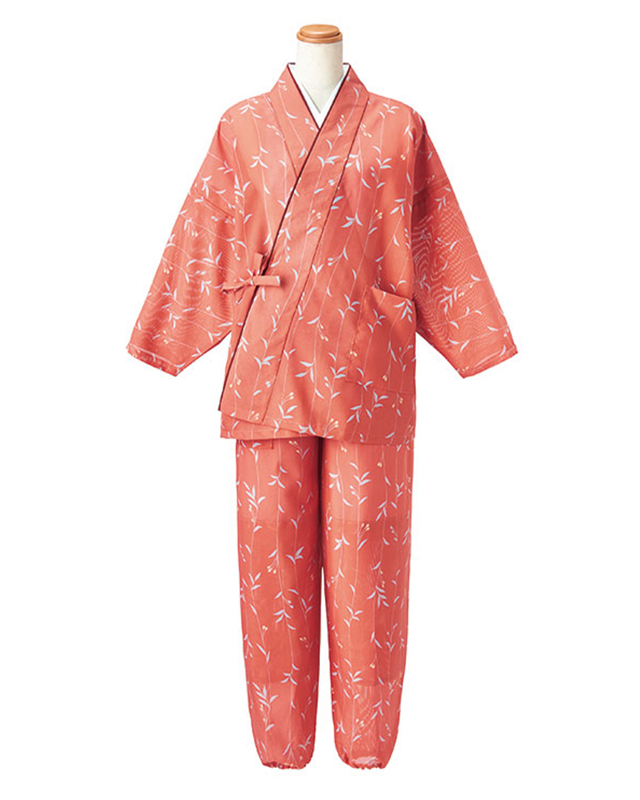 茶衣着 上着 桜花文様京小紋 | ユニフォーム総合メーカーのサーヴォ