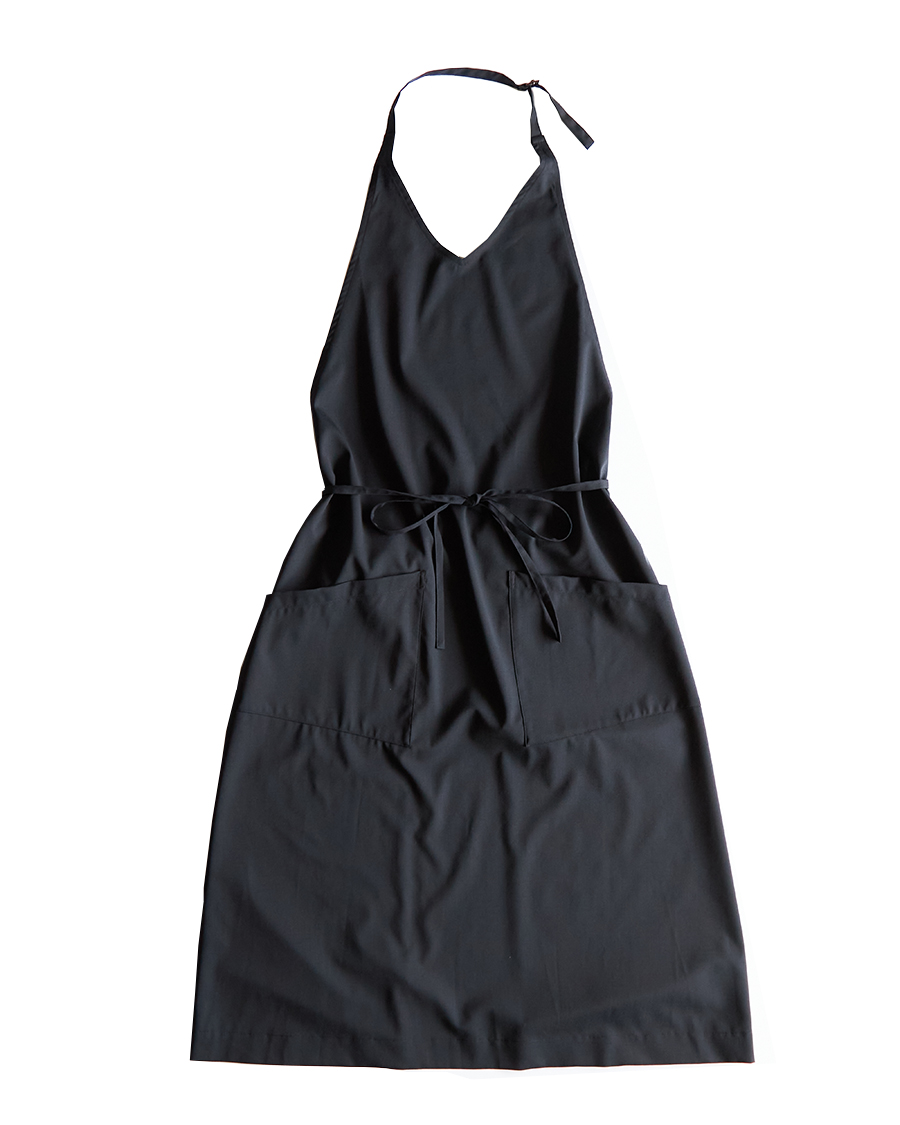 RASHIKI ウール Vネックエプロンドレス | ユニフォーム総合メーカーの