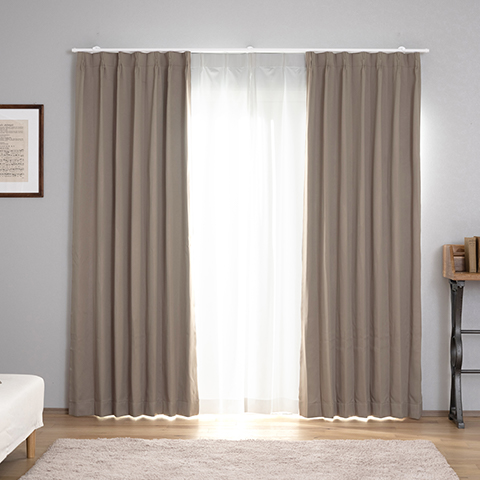カーテン 【AB504】フォギーグリージュ（サイズオーダー）｜カーテン