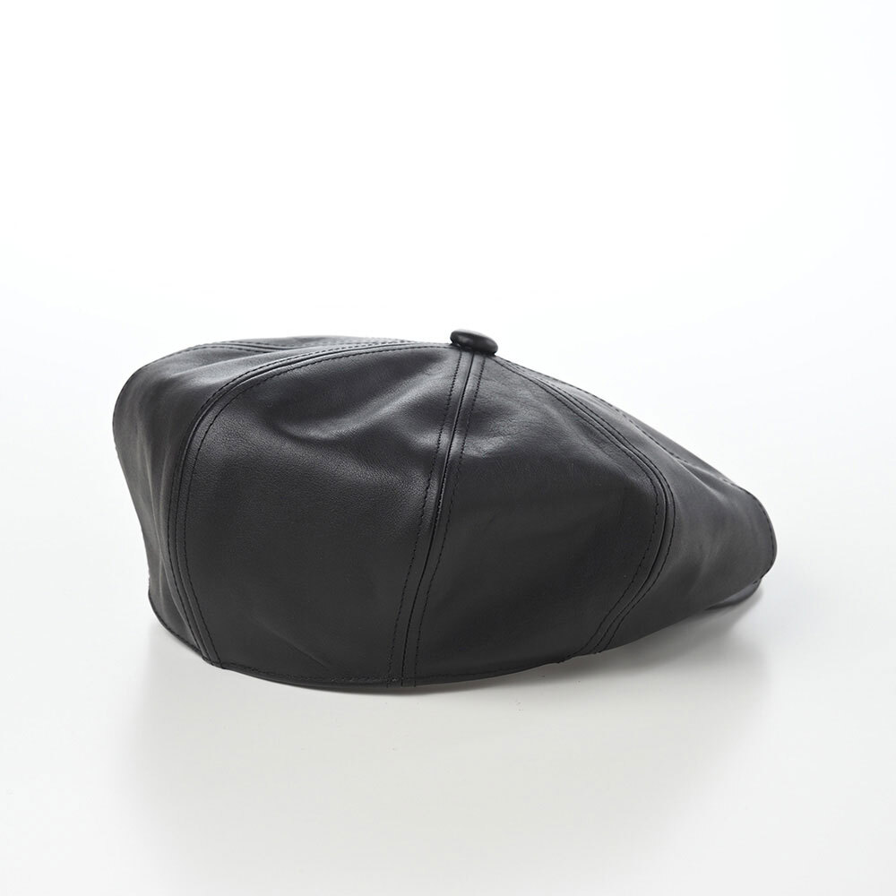 LEATHER CASQUETTE（レザーキャスケット） SE740 ブラック - STETSON
