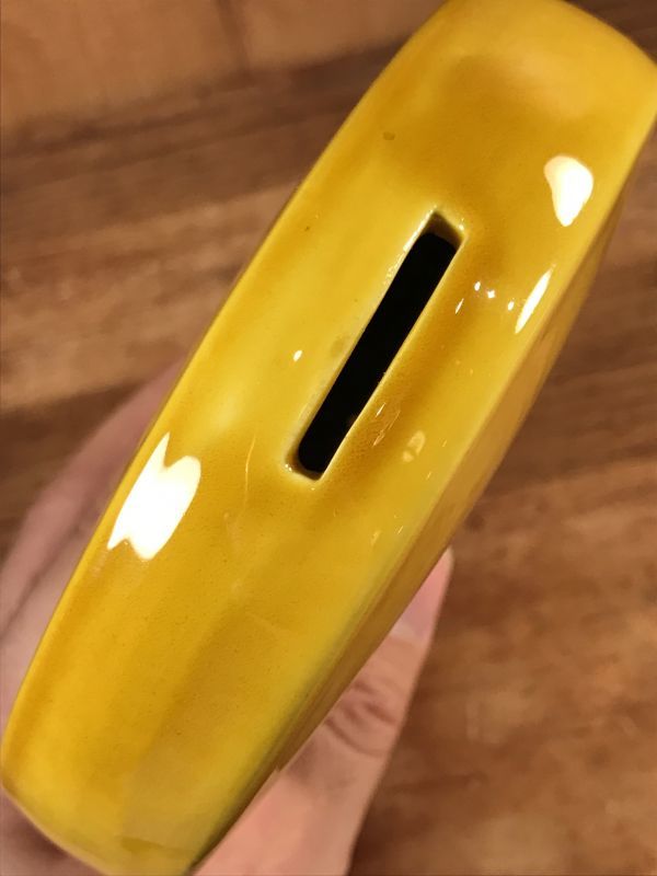 Smile Face “Have a Happy Day” Ceramic Coin Bank スマイルフェイス