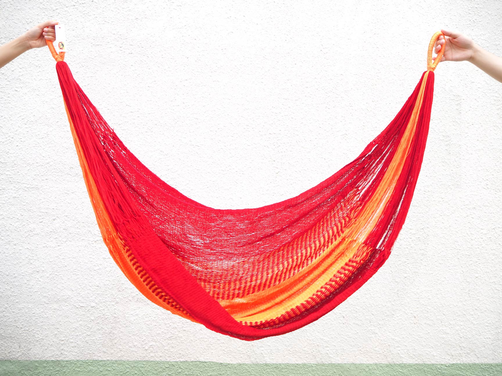 タイ / 北部 山岳民族 高級手編み 少量生産 映える色彩 ハンモック