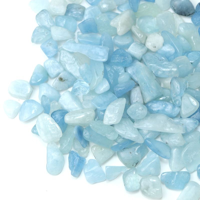 さざれ アクアマリン 約5〜8mm 1kgパック ストーンチップ 3月誕生石