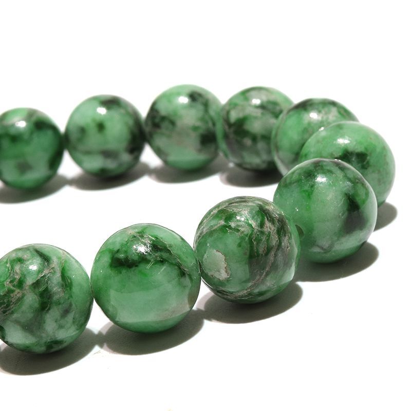 ブレス 高品質翡翠＜ミャンマー産＞ 丸 約11mm ヒスイ 人生 成功 守護