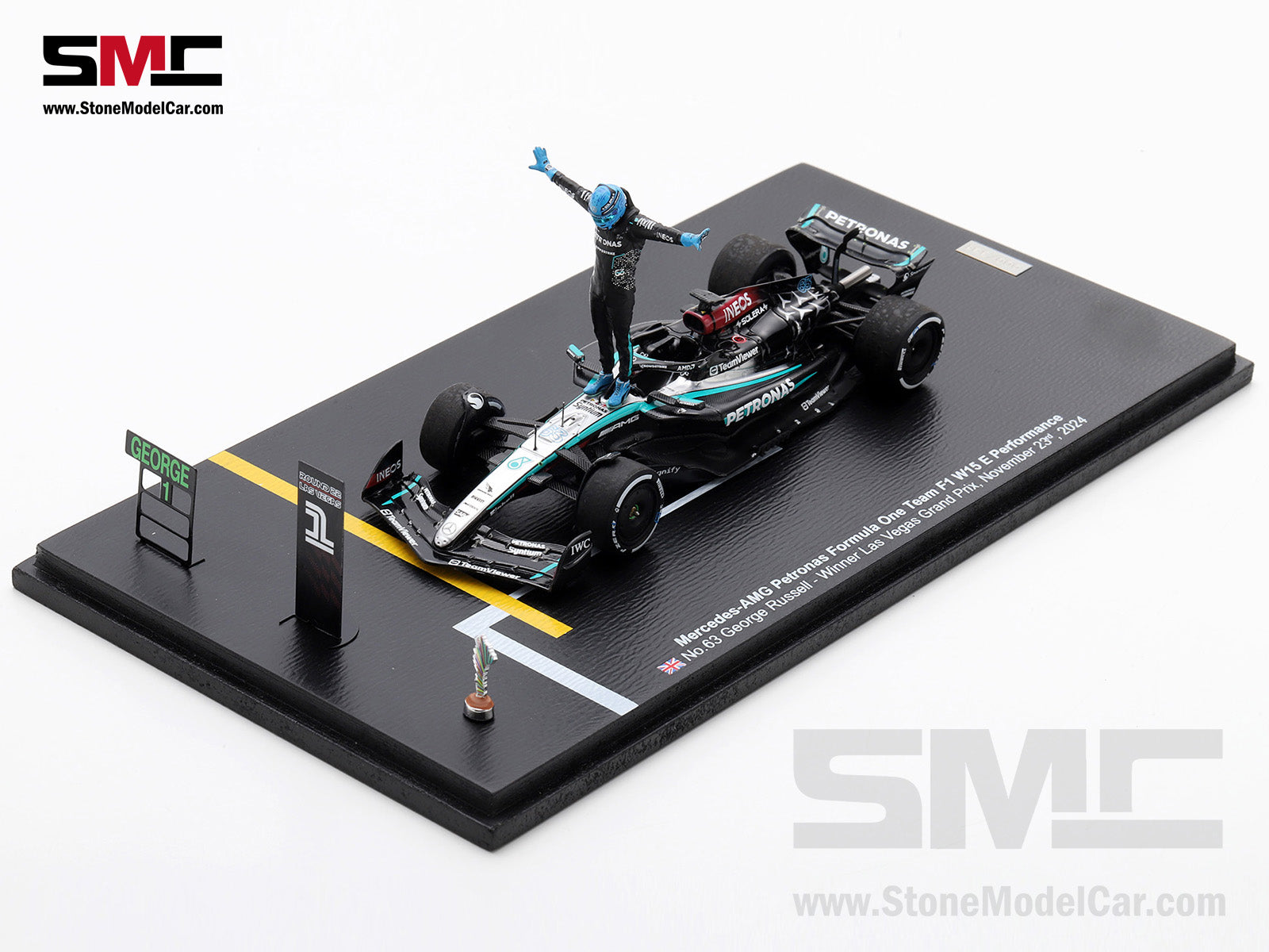 Mercedes F1 W15 E Performance #63 George Russell Las Vegas GP