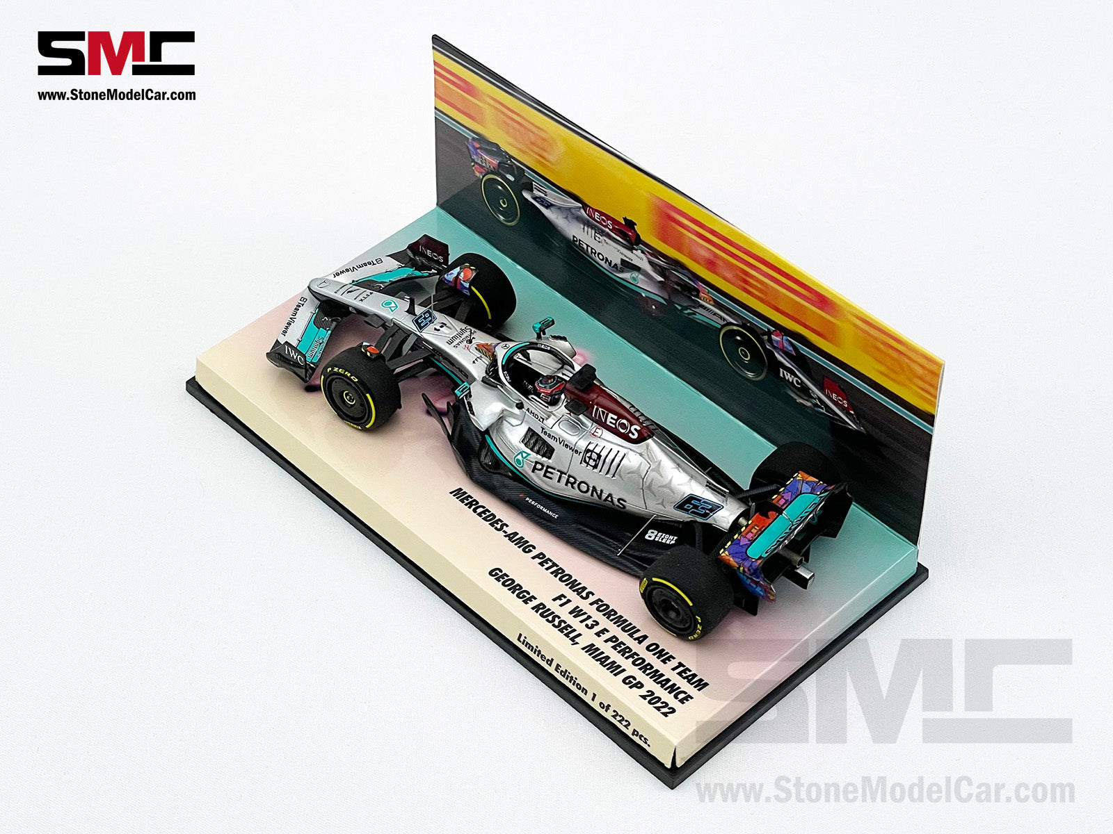 2022 Mercedes F1 W13 #63 George Russell USA Miami GP Special