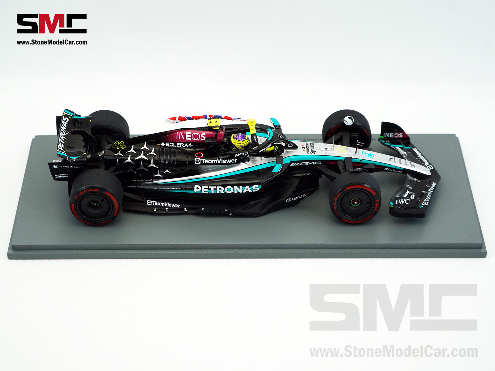 Mercedes F1 W15 #44 Lewis Hamilton British GP 2024 Winner Spark 1