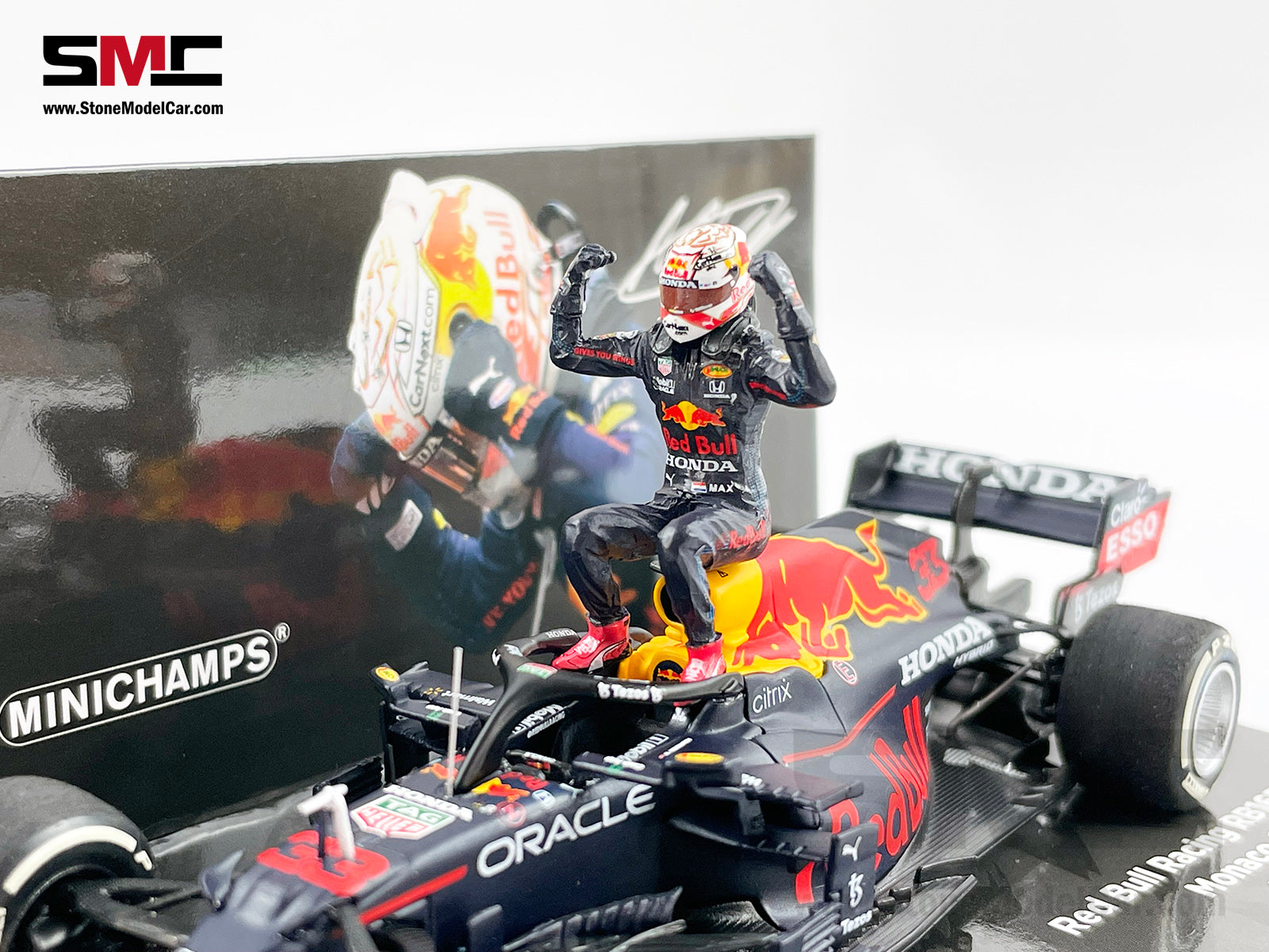2021 F1 World Champion #33 Max Verstappen Red Bull RB16B Monaco GP