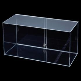 透明アクリル陳列ケース(前面引き違い戸) 幅45cm
