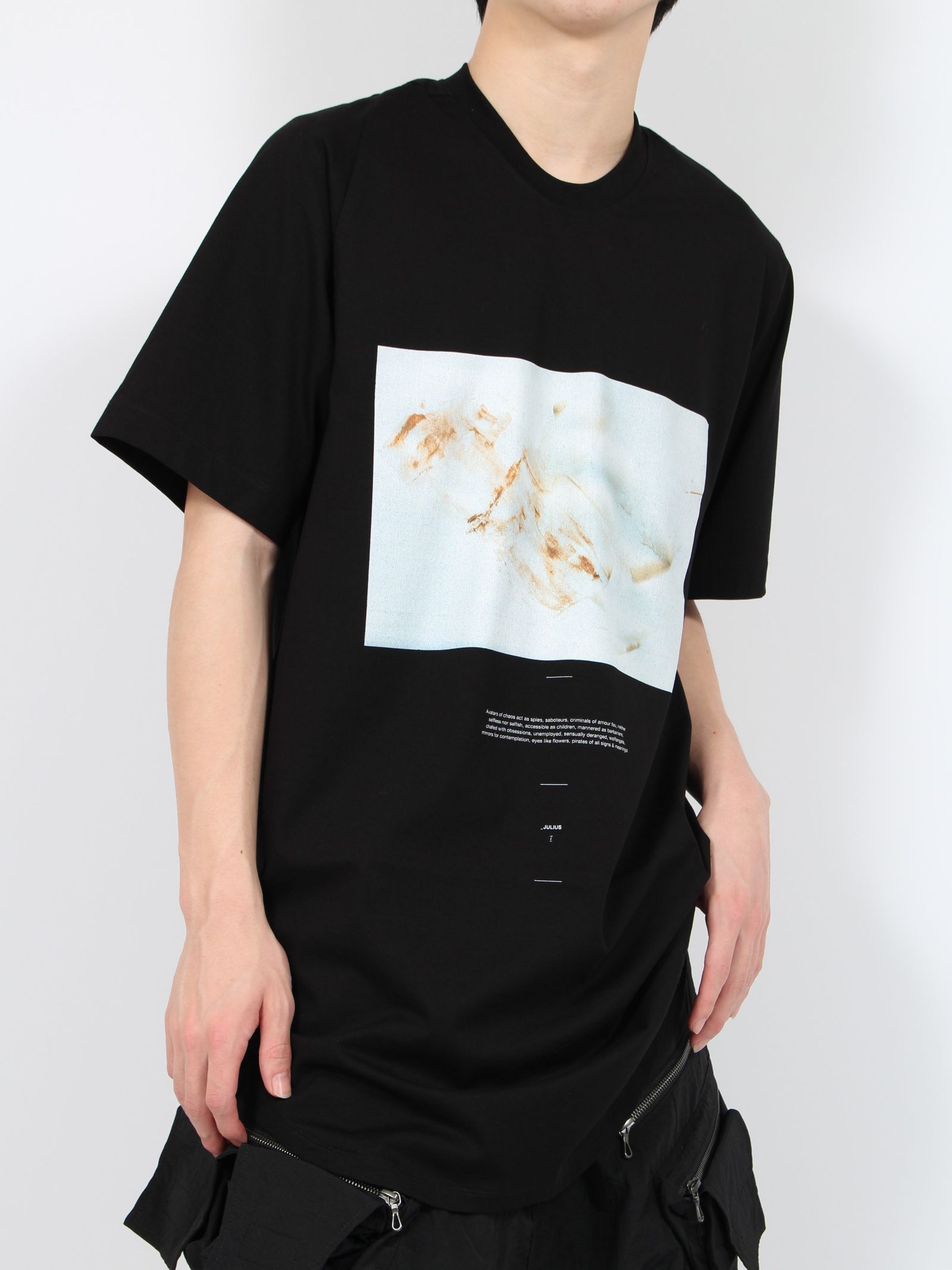 JULIUS - 【24AW】フロント プリント ジャージー Tシャツ / COTTON SZ