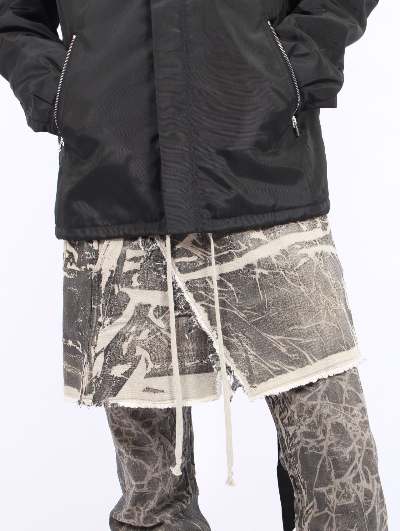 RICK OWENS DRKSHDW - 【25AW】スナップ デニム スカート / SISYSNAP