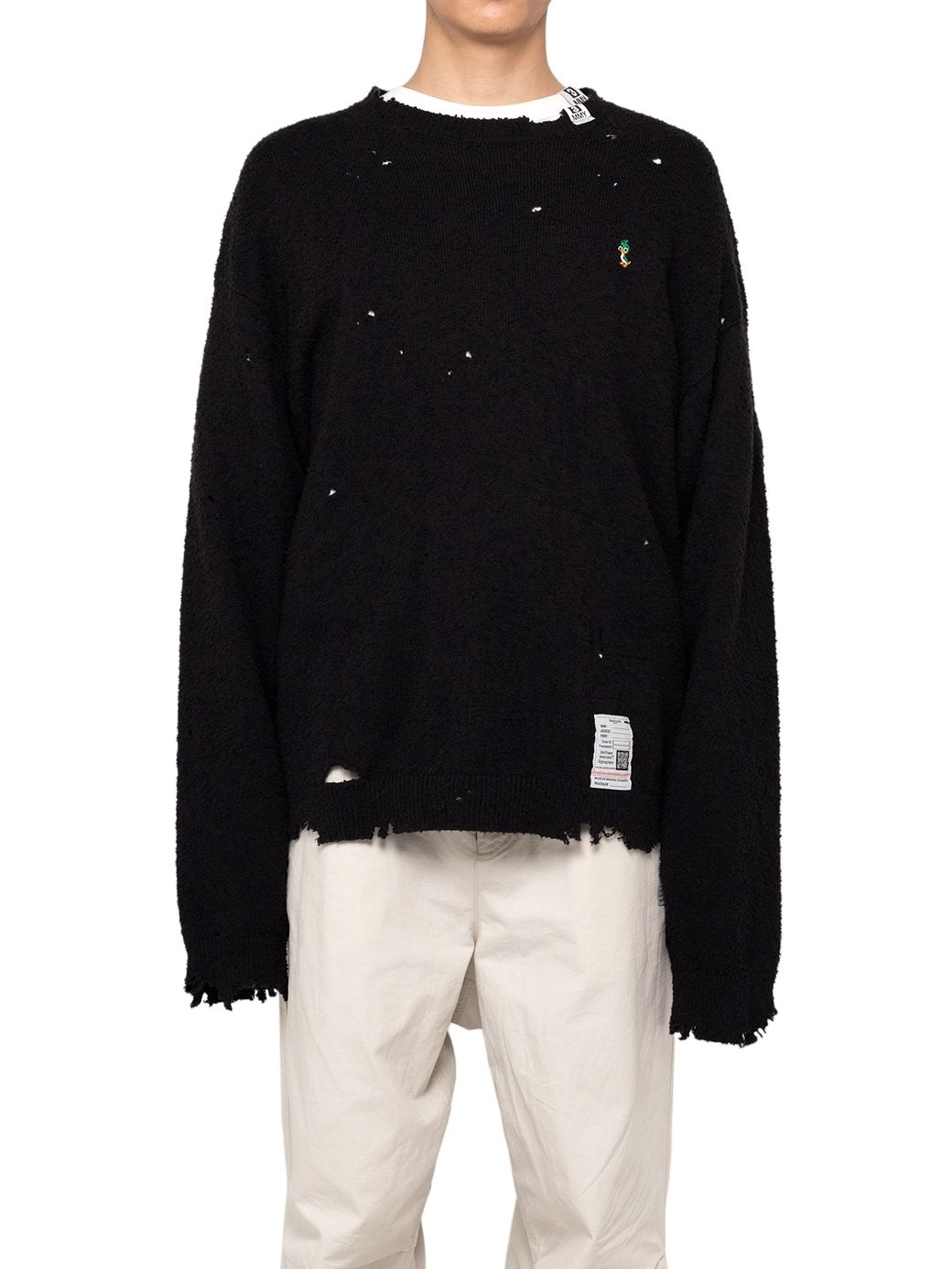 Maison MIHARA YASUHIRO - 【24AW】ディストレスド プルオーバー