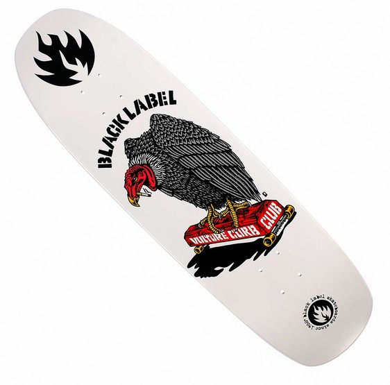 Black Label Vulture Curb Club 8.88 White Dip Deck - $64.95