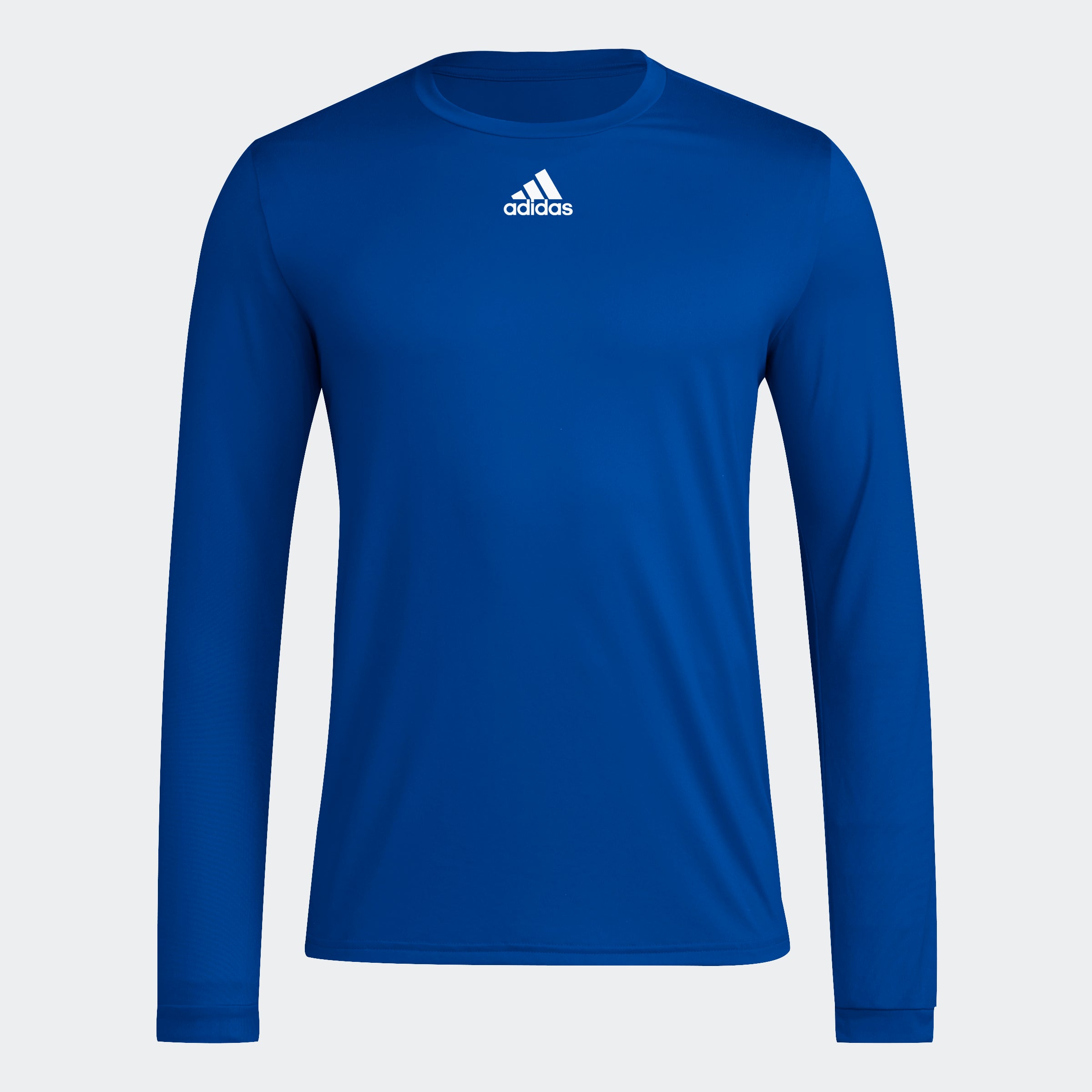 adidas Long Sleeve BOS Pregame Tee | Blue | Men's – stripe 3 adidas