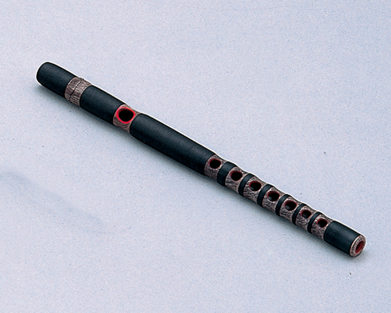 美品】 龍笛 通常ピッチ&高ピッチ 黒巻き 和楽器 横笛 美品】 龍笛