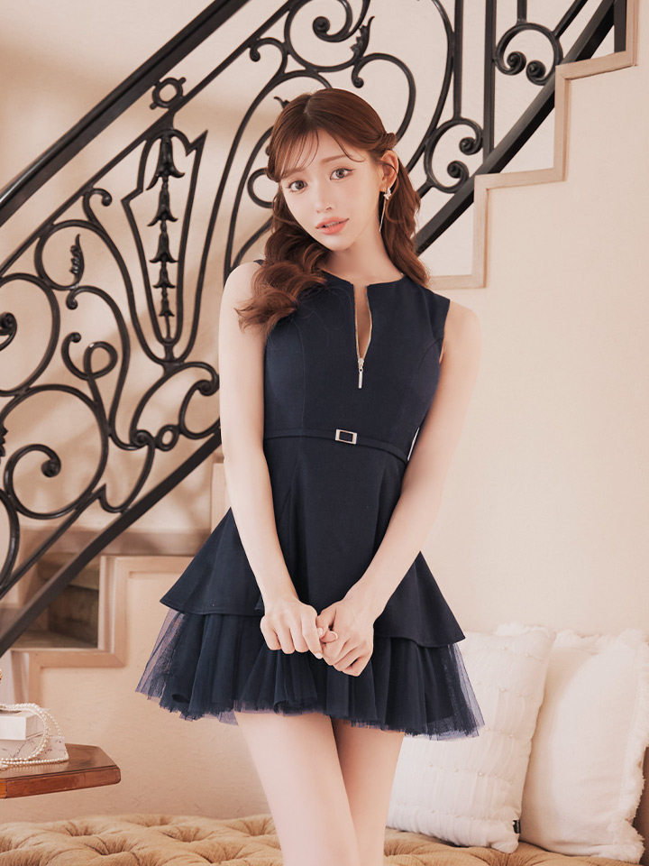 ヴィトン♪ミニワンピVUITTON LOUIS VUITTON 黒 ミニワンピース 半袖