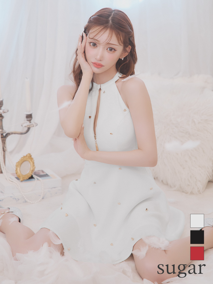 XSサイズあり【ROBE de FLEURS/ローブドフルール】ハートスタッズ