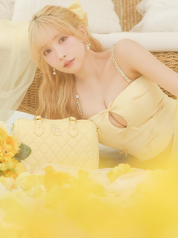 XSサイズあり【ROBE de FLEURS/ローブドフルール】ミニリボン/ バスト