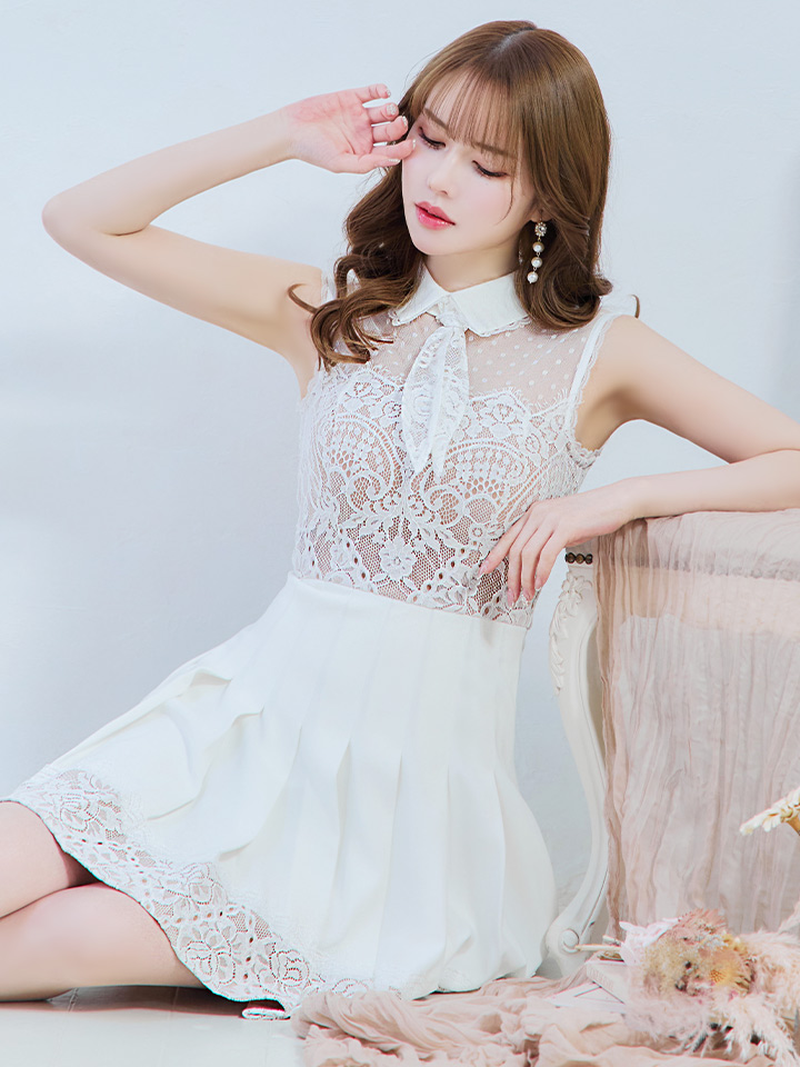 タグ付試着のみ】8YARDS HACHICAMOプリーツノースリーブドレスXS タグ