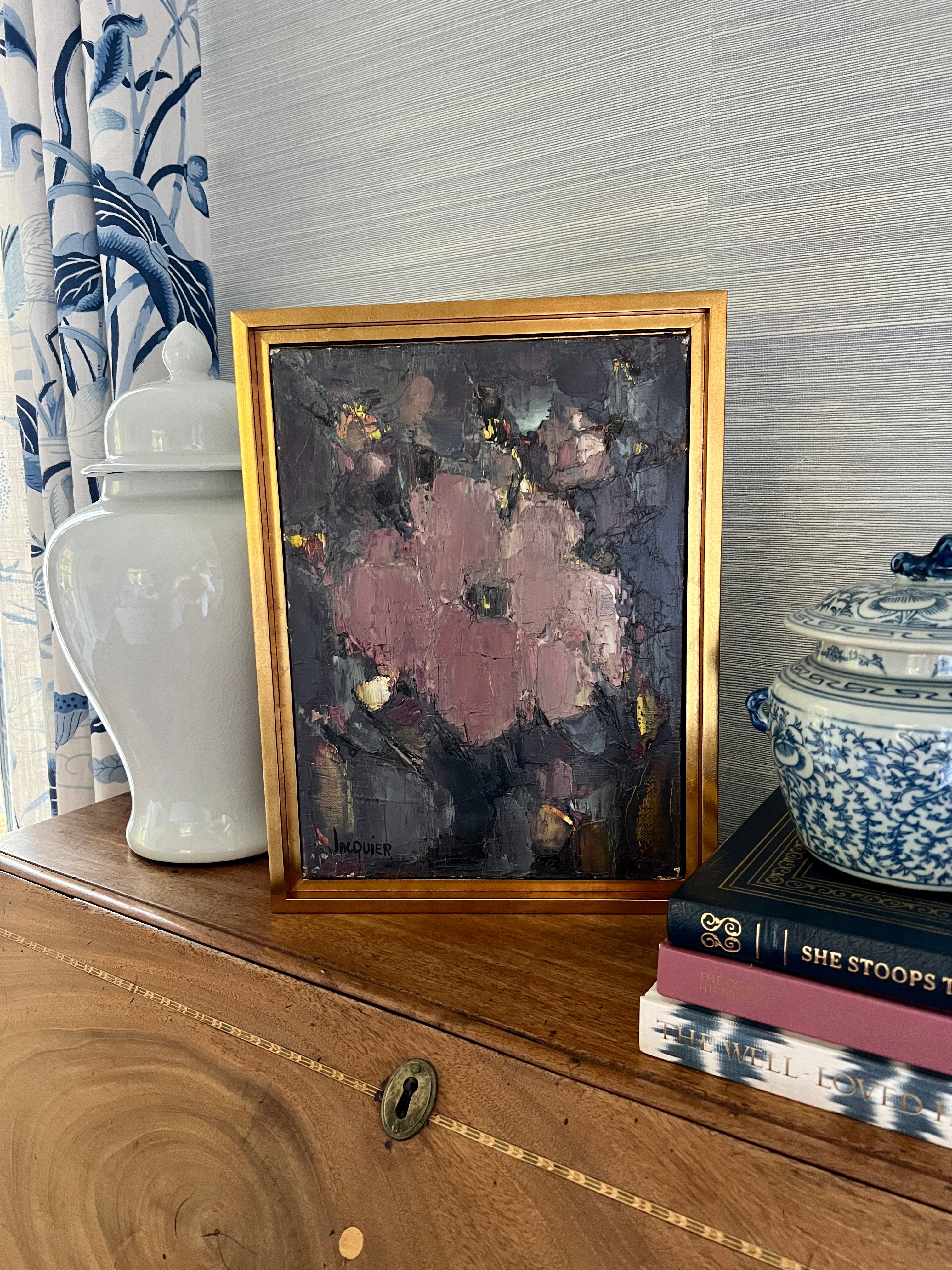 Jacqueline Jacquier (French, 1930-2020) Oil Painting Abstract