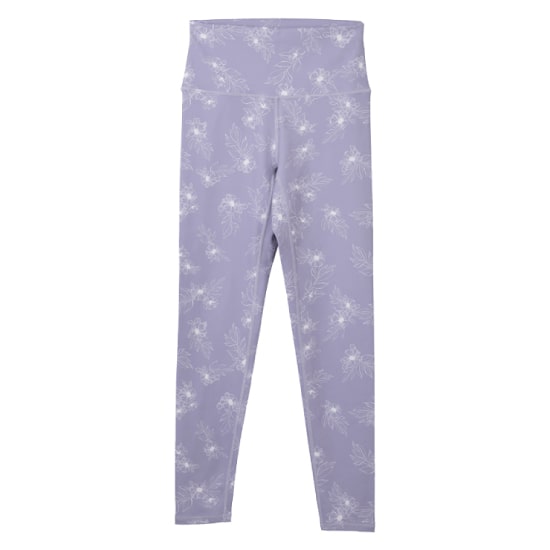 SUKALA ラインフラワープリントレギンス lava リントスル モノトーン