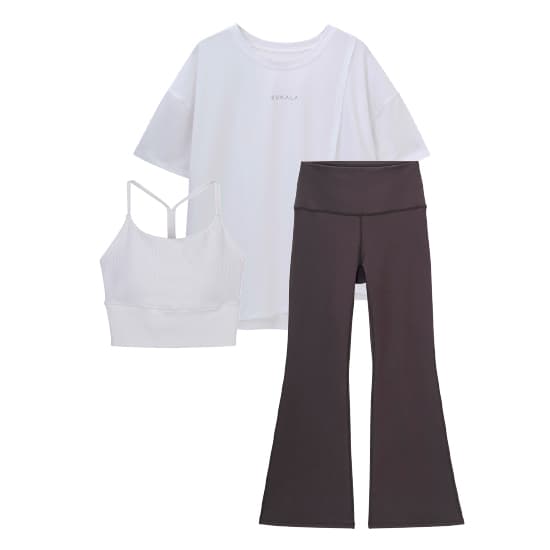 SUKALAスカーラ ラインマルチカラー 上下 セット サイズM SUKALA