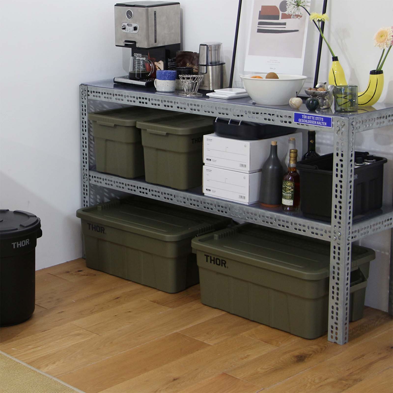 Thor : Large Tote w Lid 53L : DC Olive Drab – Sumu Goods