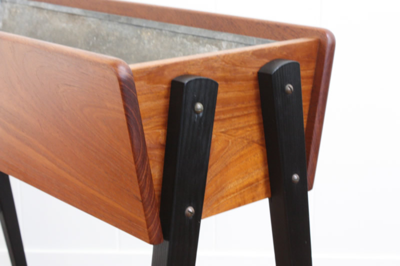 スウェーデン チークプレートとガラスドーム 北欧 ※デンマーク